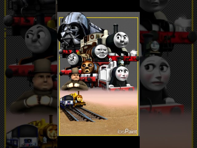 Sodor Wars: A new huff timelapse. #thomasandfriends #starwars #ibispaintx #noaiart