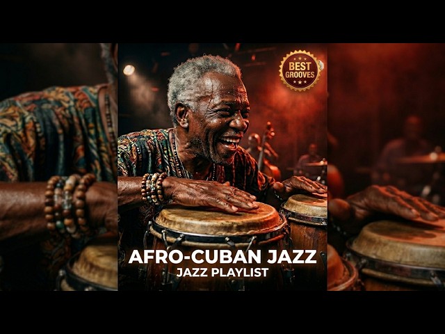 Afro-Cuban Jazz Night | Soulful Sax & Conga Rhythm