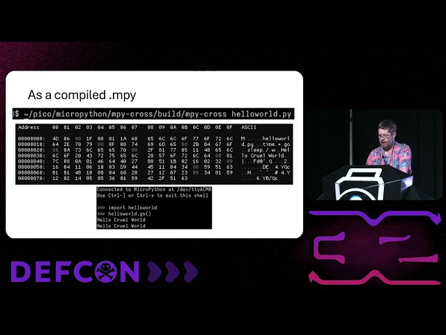 DEF CON 32 - Reverse Engineering MicroPython Frozen Modules  - Wesley McGrew