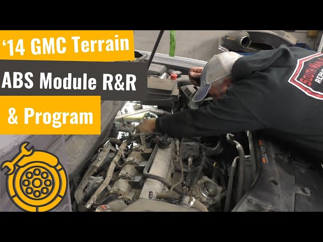 Replace and Program ABS Module on 2014 GMC Terrain | ABS Light & Code C056D