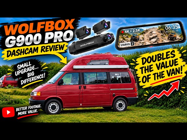 Wolfbox G900 Pro Dashcam Review (VW T4)
