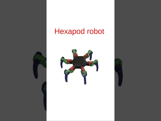 Autodesk Fusion 360 Tutorial for beginners.  Hexapod Robot View