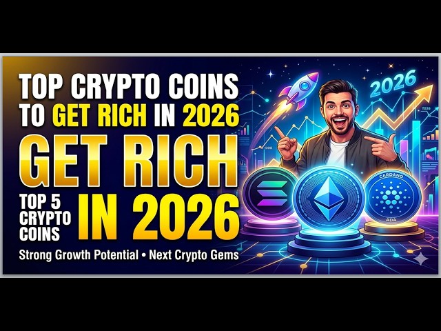 Top  Crypto Coins To Get Rich In 2026 | Cryptocurrency Assets With Strong Growth Potential
