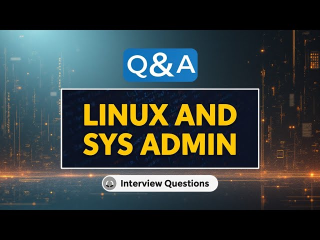 30 Most Asked Linux Interview Questions 2025 | Linux Interview Questions with Answers