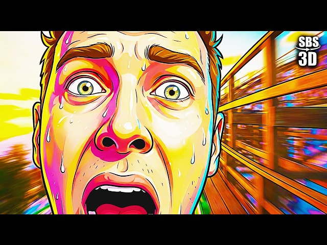 VR Roller Coaster 🔥 TRY NOT TO CLOSE YOUR EYES! VR Videos