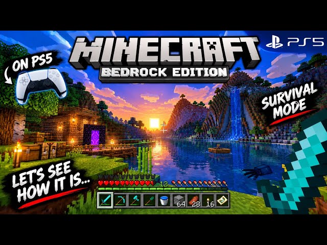 I Tried Minecraft Bedrock After Playing Java but on PS5?!?
