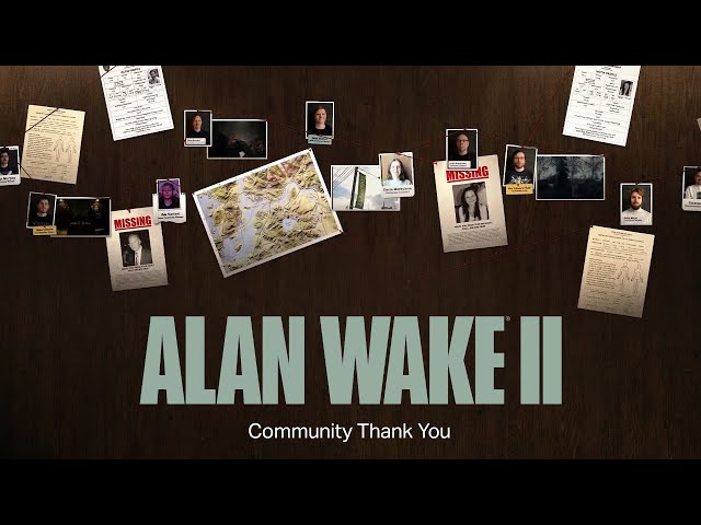 Alan Wake 2 Community Thank You