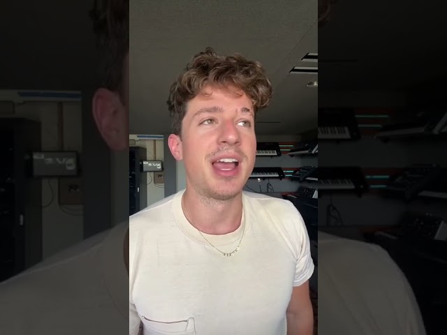 “It’s pretty much the same mine isn’t purple though” Charlie Puth via TikTok | August 16, 2022