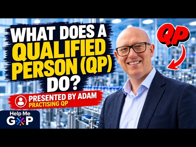 What is a Qualified Person (QP) in Pharma? | GMP Role Explained #QP #PharmaCareers #GMP
