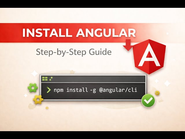 #01 How to install Angular on your Windows | Step by Step guide | 2026
