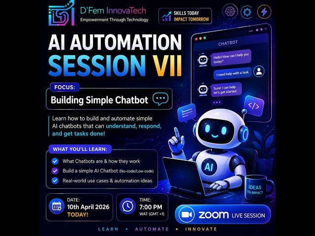 AI Automation VI | Building a Simple Chtbot