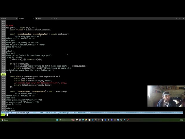 Emacs treesitter lexical analysis of javascript