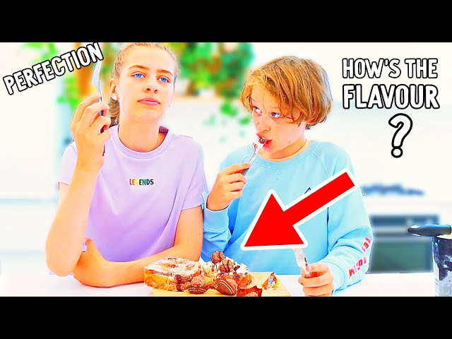 CHURRO STYLE NUTELLA FRENCH TOAST w Biggy & Sockie NORRIS NUTS COOKING