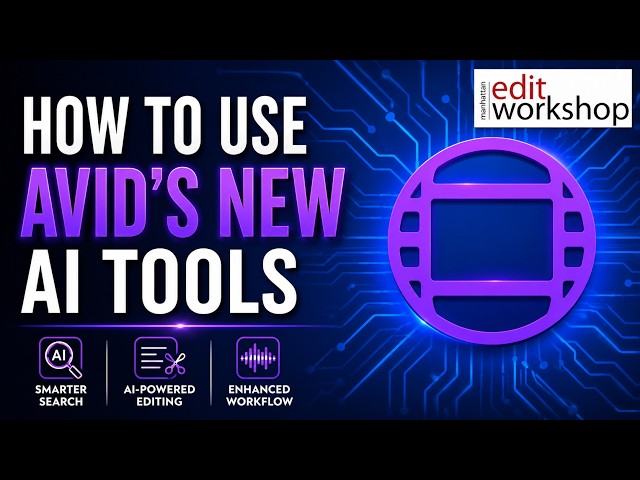 Avid AI Tools Explained: Transcription, Search & Smart Editing Workflows