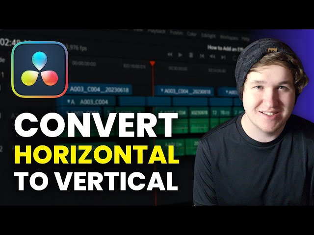 How To Convert Landscape Video To Portrait in Davinci Resolve (Step By Step)