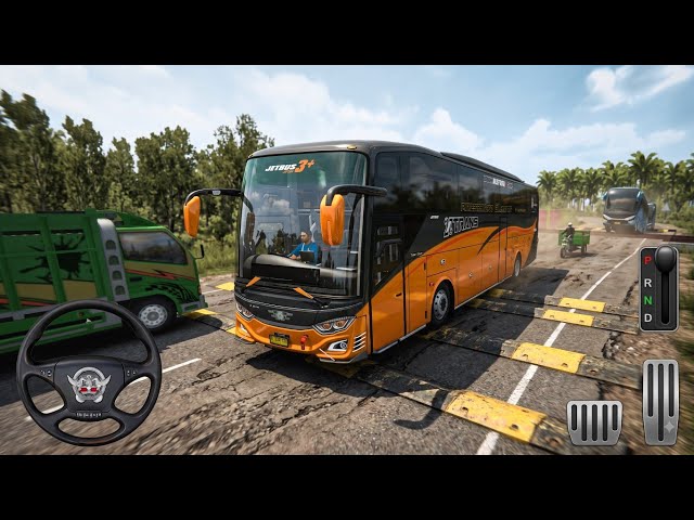 🚌 JB3 SHD Bus vs Impossible Speed Breaker Bridge Challenge Map 🔥 | BUS SIMULATOR INDONESIA 