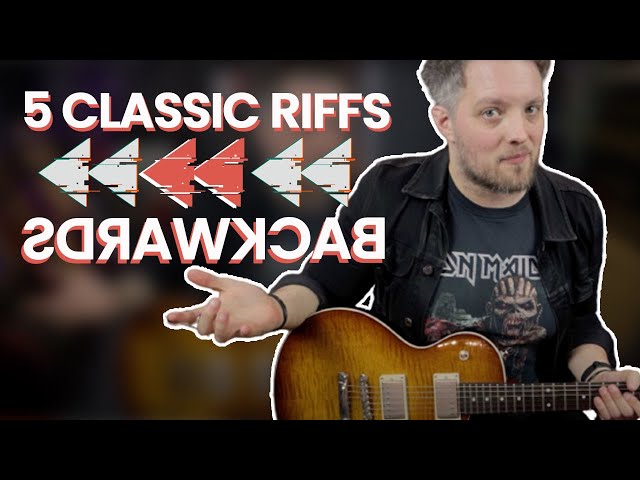 These Classic Riffs Sound WEIRD Backwards