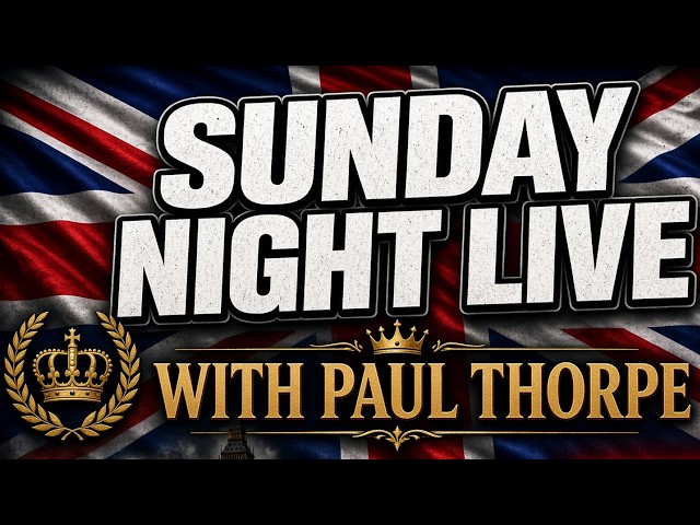 Sunday Night LIVE with Paul Thorpe