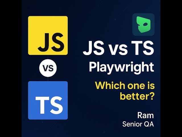 JavaScript vs TypeScript in Playwright | Why TS Is Preferred for Automation
