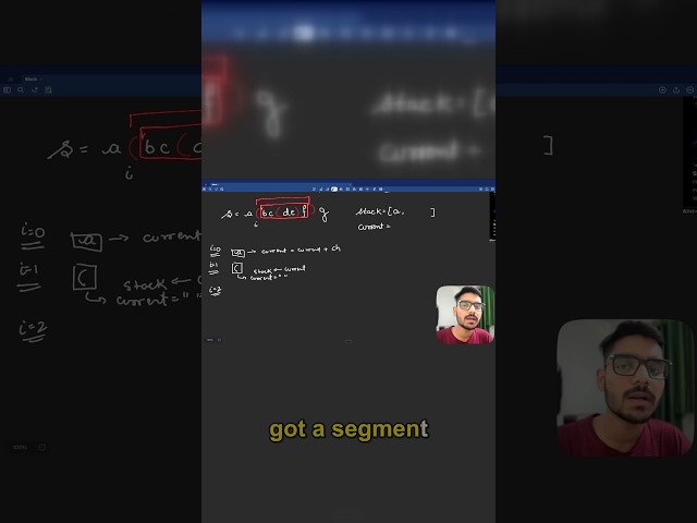 Reverse String Segment Hack in 30s #Shorts #coding #algorithm