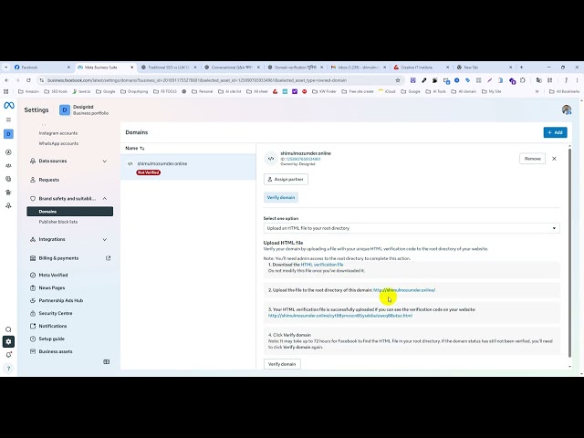 How to verify your domain on Facebook quickly and easily in 2025