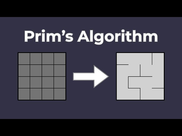 Prim's Algorithm Maze Generation