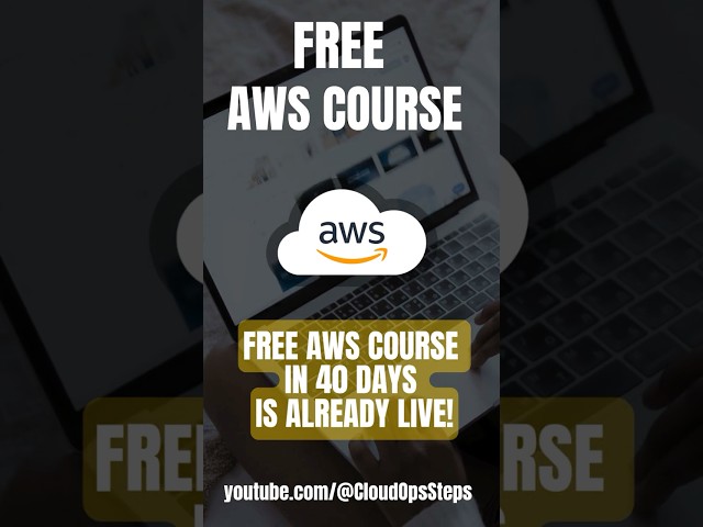 Learn AWS FREE in 40 Days 🚀 Complete Course | #Shorts