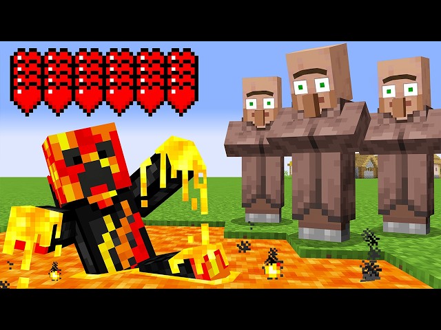 I FOOLED Villagers With 1,000,000 HEARTS In Minecraft!