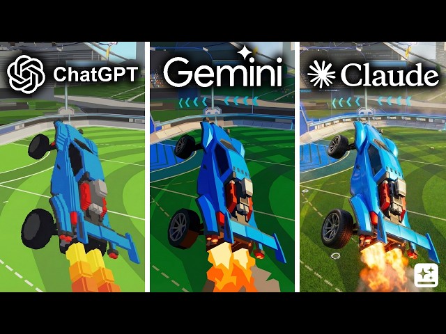 ChatGPT vs Gemini vs Claude Make Rocket League