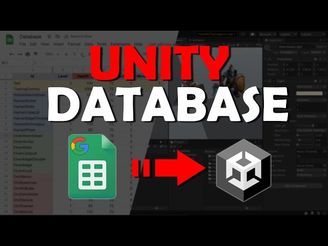 DATABASE IN UNITY | SCRIPTABLE OBJECT + GOOGLE SHEETS | Package Overview
