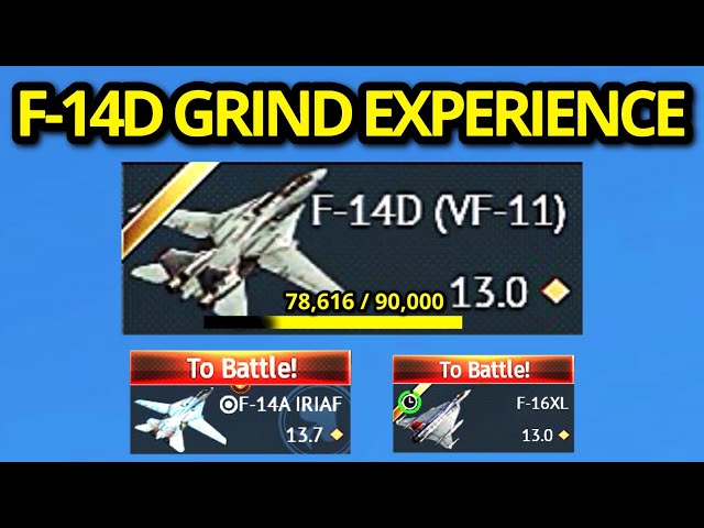 THE NEW FREE F-14D GRIND EXPERIENCE (Using the best f-14 and f16)
