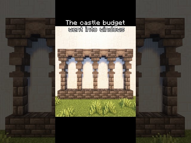 Anvils Make Surprisingly Good Castle Windows