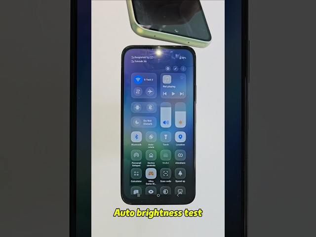 Auto brightness test Vivo T5x #shorts #viral #tech #vivo