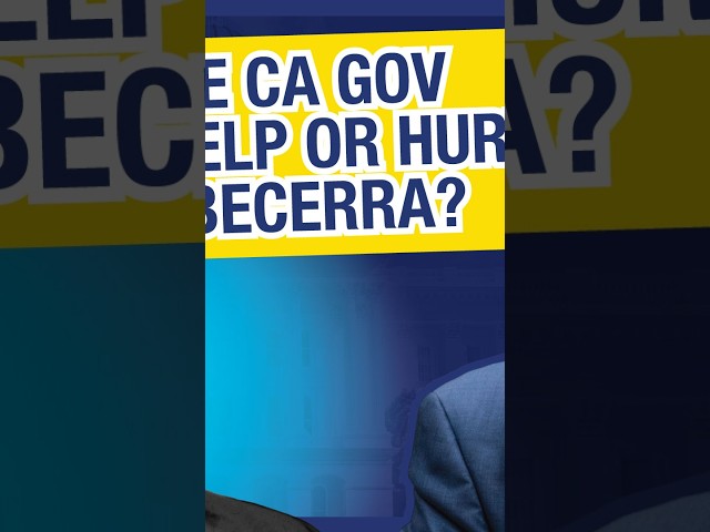 Did the CA Gov Debate Help or Hurt Becerra?