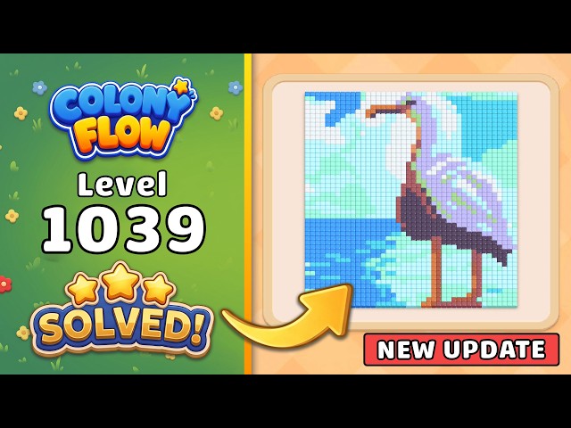 Colony Flow! Level 1039 Walkthrough 🐜 | ABI GAMES Solution & Gameplay 🧩 (New Update)