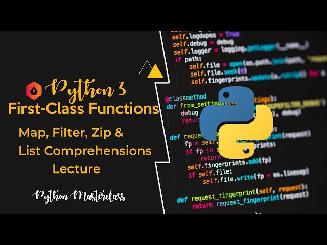 5.11 - Map, Filter, Zip and List Comprehensions in Python || Lecture
