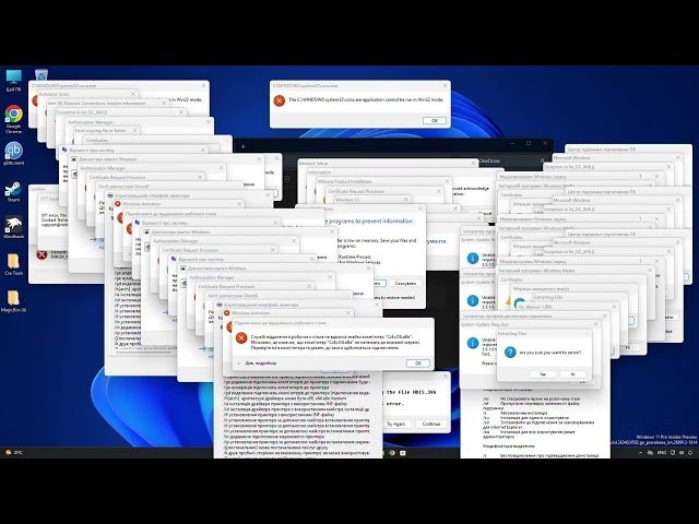 Windows 11 Crazy Error Short(fighter remake)