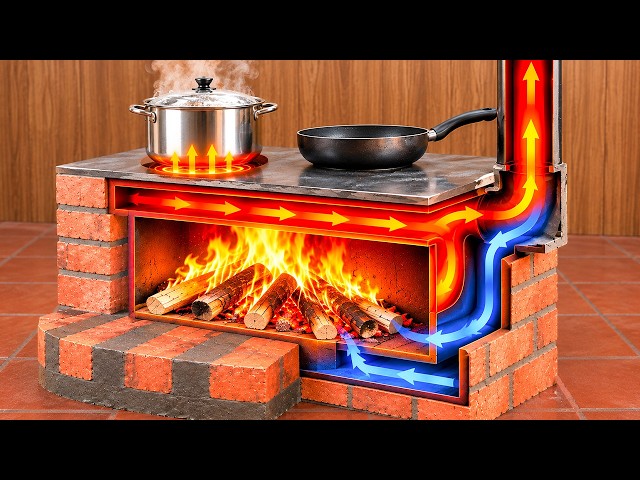No Electricity, No Gas Needed 😱 This 65-Year-Old Mason's 3-in 1 Stove Invention Will Amaze You!