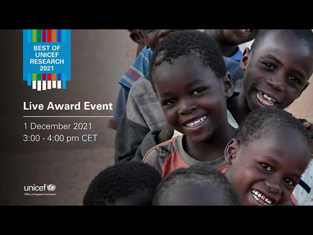 Live Award Event | Best of UNICEF Research 2021