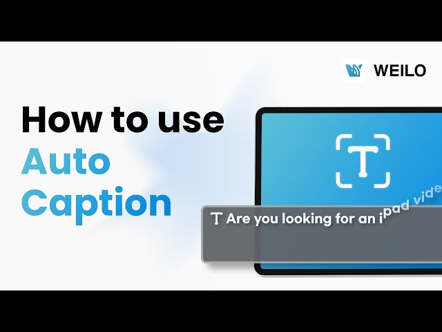 How to use Auto Caption | Basic Tutorial 07