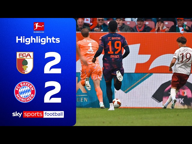 FASTEST GOAL IN BUNDESLIGA HISTORY ⚡️ | Augsburg 2-2 Bayern Munich | Bundesliga highlights