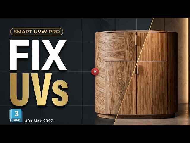 3ds Max Texture Mapping Made Easier | Smart UVW Pro