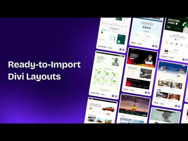 50+ Ready-to-Import Free Divi Layouts & Templates for Divi 5 Website
