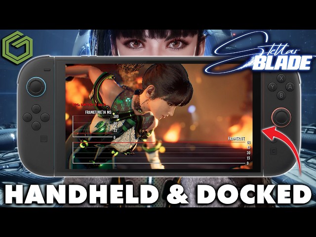 Stellar Blade | Switch 2 Handheld & Docked Gameplay & Frame Rate!!