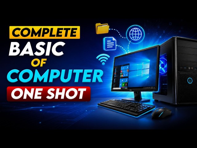 Computer Basics in One Hour | Complete Computer Tutorial | Computer Tech Academy