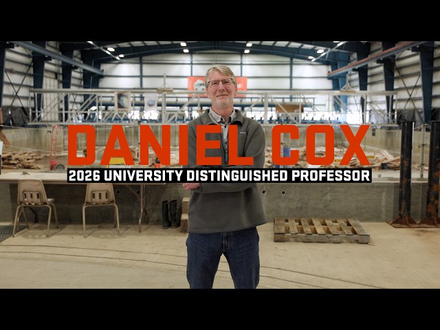 Daniel Cox, University Distinguished Professor of Civil and Construction Engineering