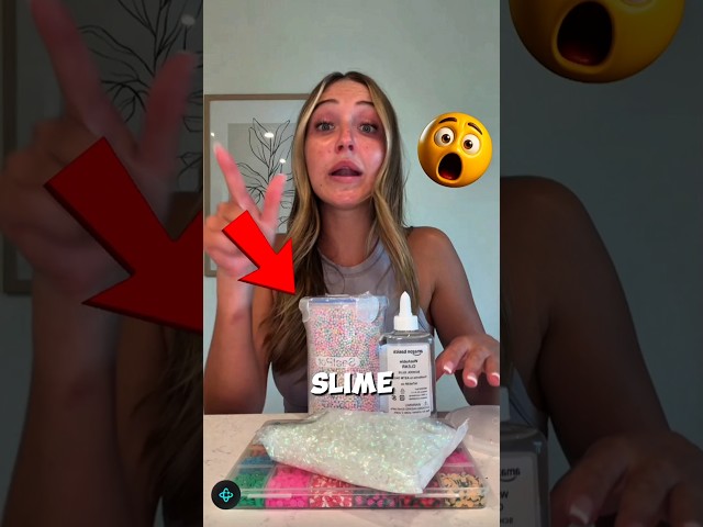 She Made Slime… But It Turned Out Amazing! 😳