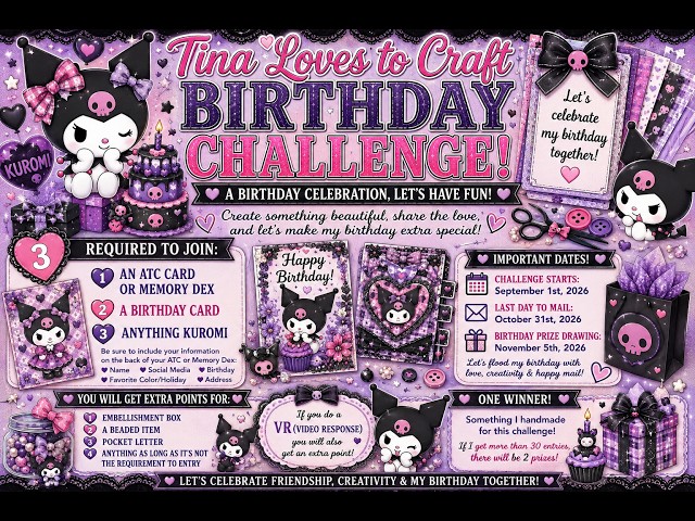 Birthday Challenge Entry #4 (Part 1) @LanisCrafts