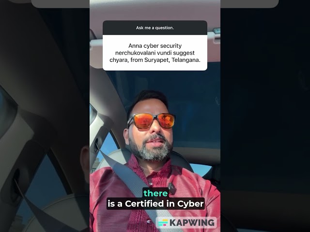 Getting started with cyber security #askjai #internationalstudents #cybersecurity #telugu