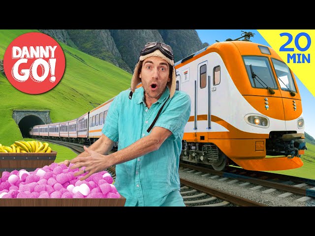 Trains, Bananas, Candy + More! 🚂 🍌🍭 | Dance Compilation | Danny Go! Songs for Kids